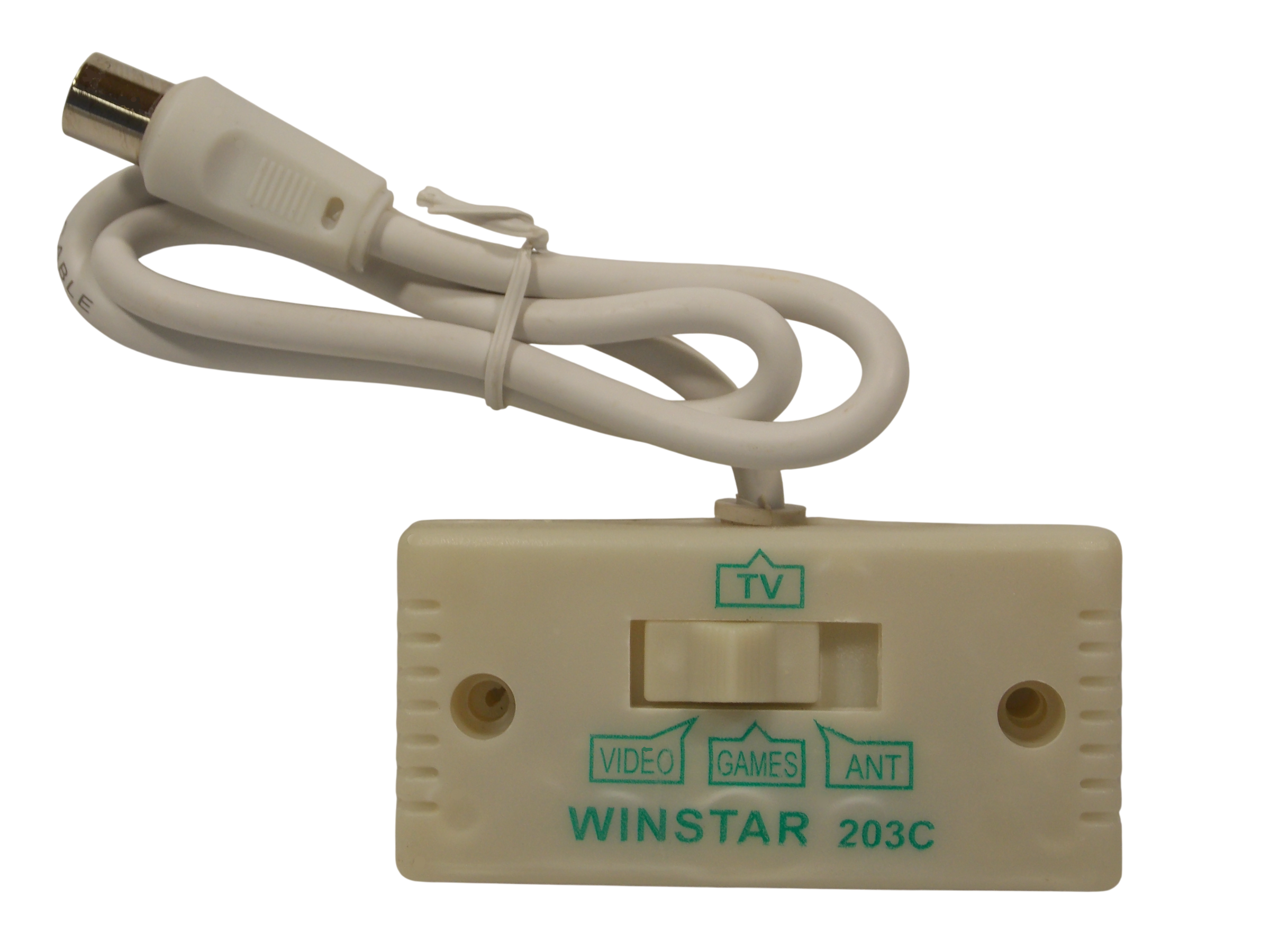 Адаптер TВ штекер - 3*TВ гнезда с переключателем "Winstar  203С"