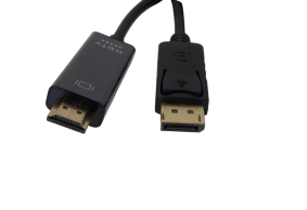 Шнур DisplayPort на HDMI / 1.5 метра / черный