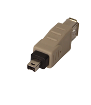 Адаптер IEEE 1394 6pin гнездо -  4pin штекер  