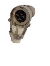 Гнездо микрофонное XLR 3pin / угловое исполнение / на кабель