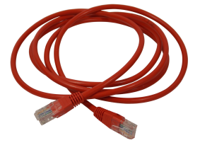 Патч - корд RG45 на RG45 / соединительный шнур / UTP / CAT5 / красный