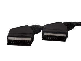 Шнур  SCART 9рin - на SCART 9рin / 3 метра / черный