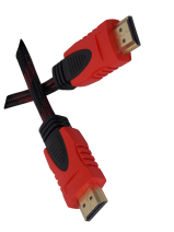 Шнур HDMI 14+1pin на HDMI 14+1pin / 10 метров / нейлоновая оплетка