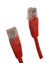 Патч - корд RG45 на RG45 / соединительный шнур / UTP / CAT5 / красный
