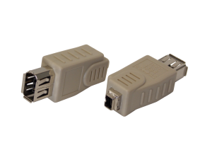 Адаптер IEEE 1394 6pin гнездо -  IEEE 1394 4pin гнездо 