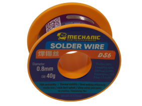 Припой Mechanic DS6 /  диаметр 0.8 мм / 40 грамм