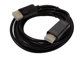 Шнур  DisplayPort на HDMI / 3 метра / черный