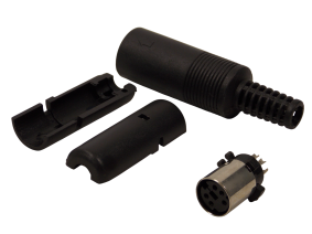 Гнездо  MINI DIN 5pin  на кабель