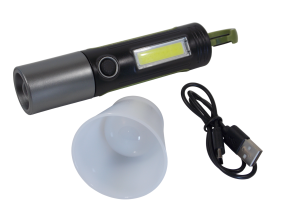 LED  фонарь S507 телескоп / 18650 / 1200мА