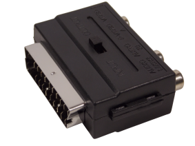 Адаптер SCART на 3*RCA  гнезда / IN - OUT