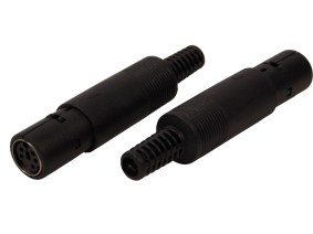 Гнездо  MINI DIN 5pin  на кабель