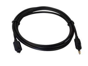 Шнур  оптический Toslink - Mini Plug / 4 мм / 1.8 метра