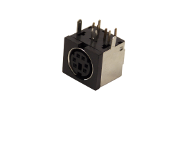 Гнездо mini DIN 6pin монтажное
