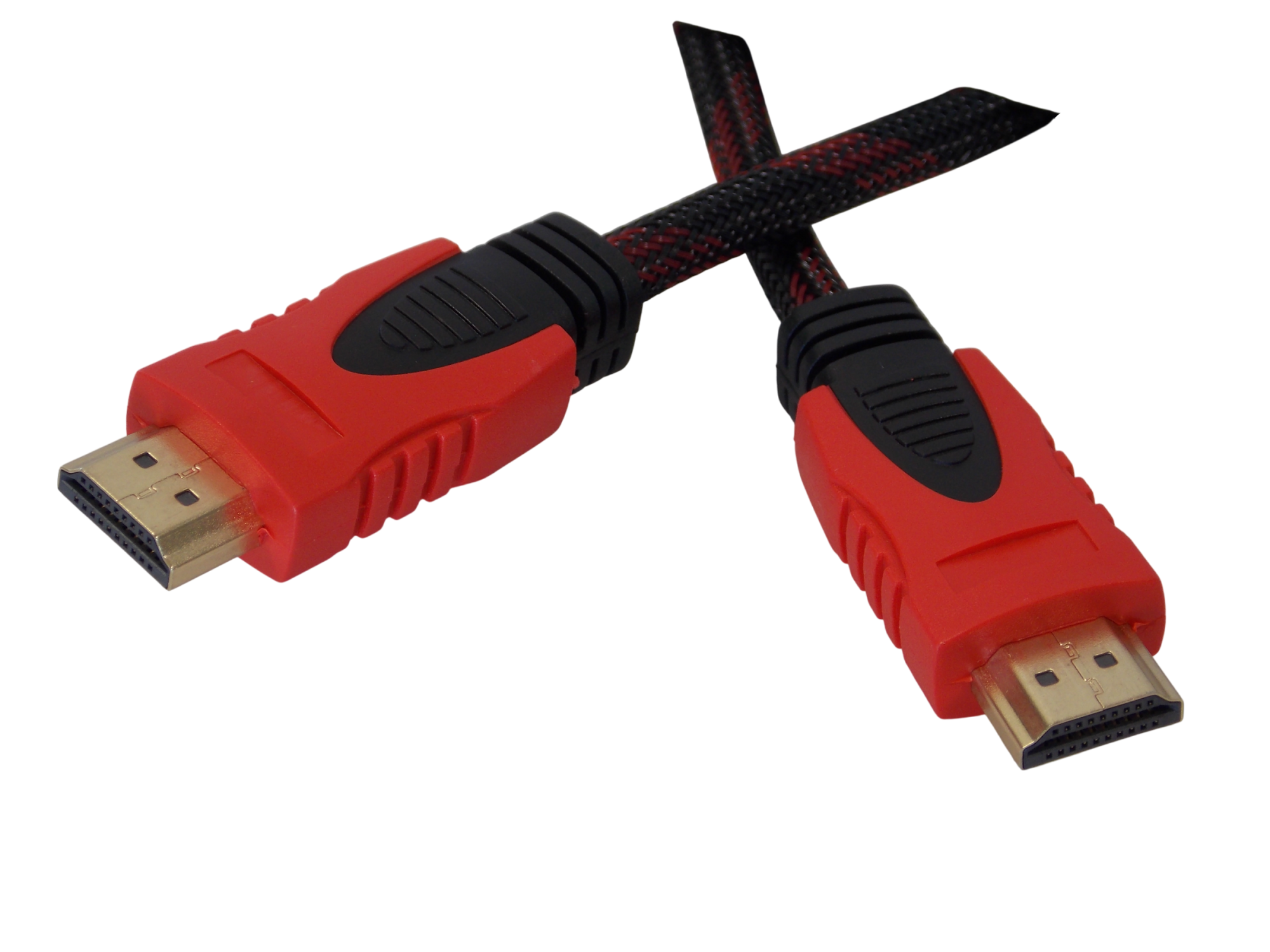 Шнур HDMI 14+1pin на HDMI 14+1pin / 5 метров / нейлоновая оплетка