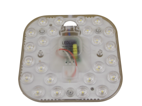 Светодиодный модуль квадратный  220В - 12Вт - 6500К - 24Led 