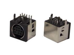 Гнездо mini  DIN 9pin  монтажное