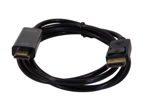 Шнур DisplayPort на HDMI / 1.5 метра / черный