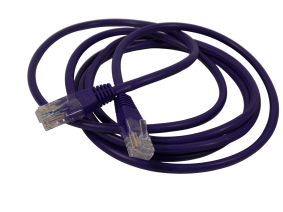 Патч - корд RG45 на RG45 / соединительный шнур / UTP / CAT5 / 2 метра / фиолетовый