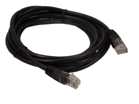 Патч - корд RJ45  на RJ45 / соединительный шнур / UTP / CAT5e / 3 метра / черный