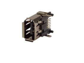 Гнездо  FireWire 6pin  монтажное на плату