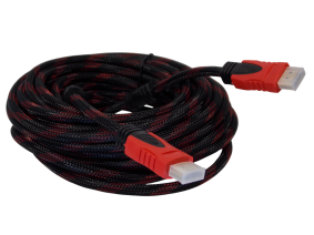 Шнур HDMI 14+1pin на HDMI 14+1pin / 10 метров / нейлоновая оплетка