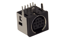 Гнездо mini  DIN 9pin  монтажное