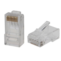 Коннектор 8р8с CAT6 сквозной / проходной