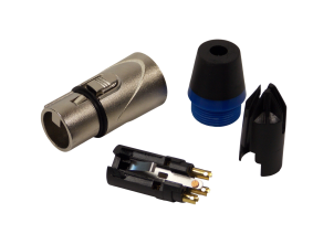 Гнездо микрофонное 3pin XLR / YLA 227 на кабель / металл