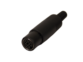 Гнездо mini DIN 7pin  на кабель