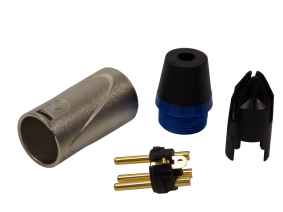 Штекер микрофонный 3pin XLR  на кабель / металл