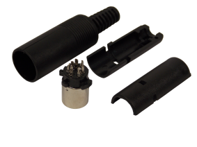 Гнездо mini DIN 7pin  на кабель