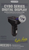 Автомобильное зарядное устройство Remax  RCC351 72W PD+QC