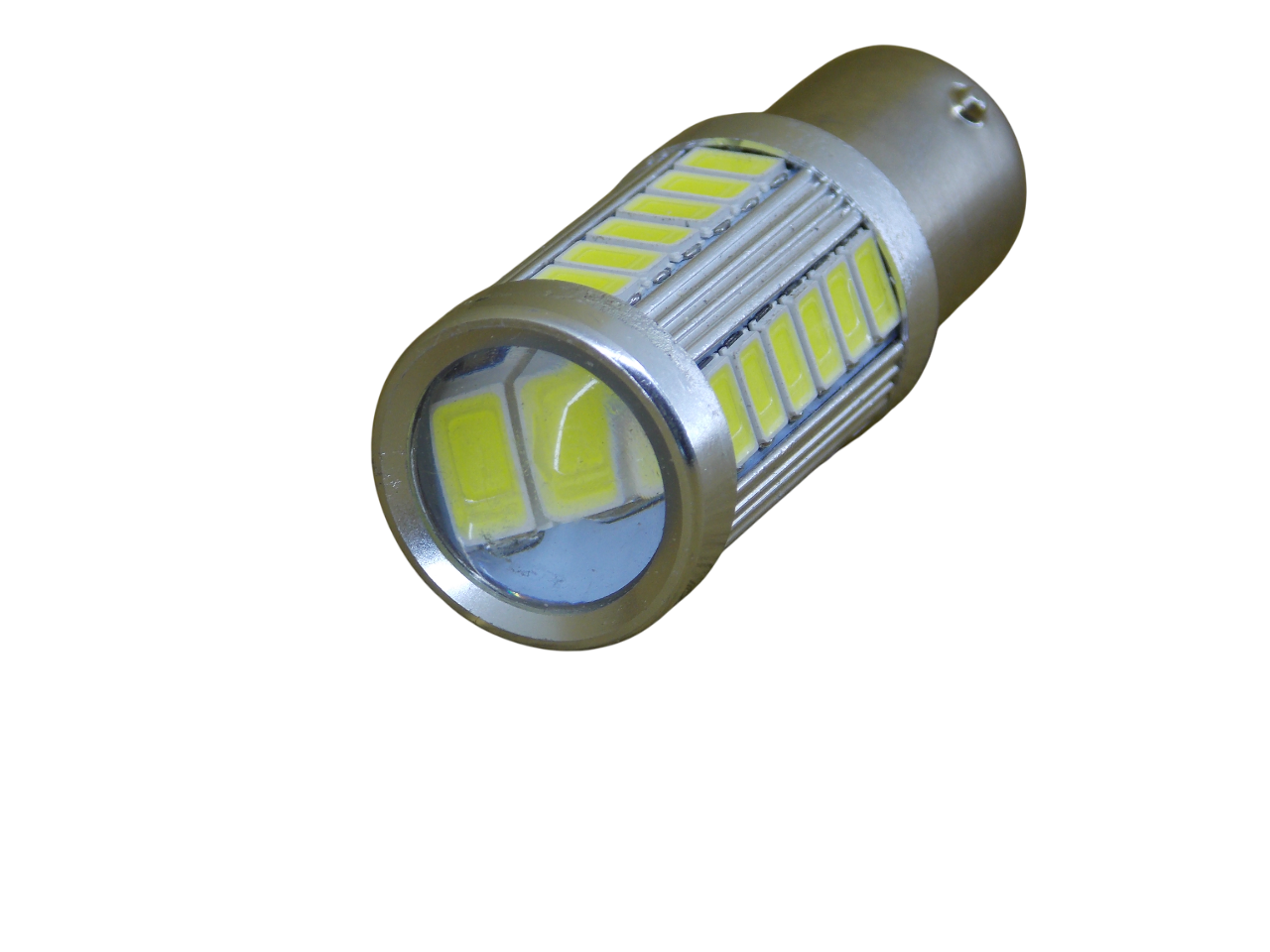 Светодиодная лампа  автомобильная с цоколем P21W/ 1156/ BA15S 33Led  6000K 