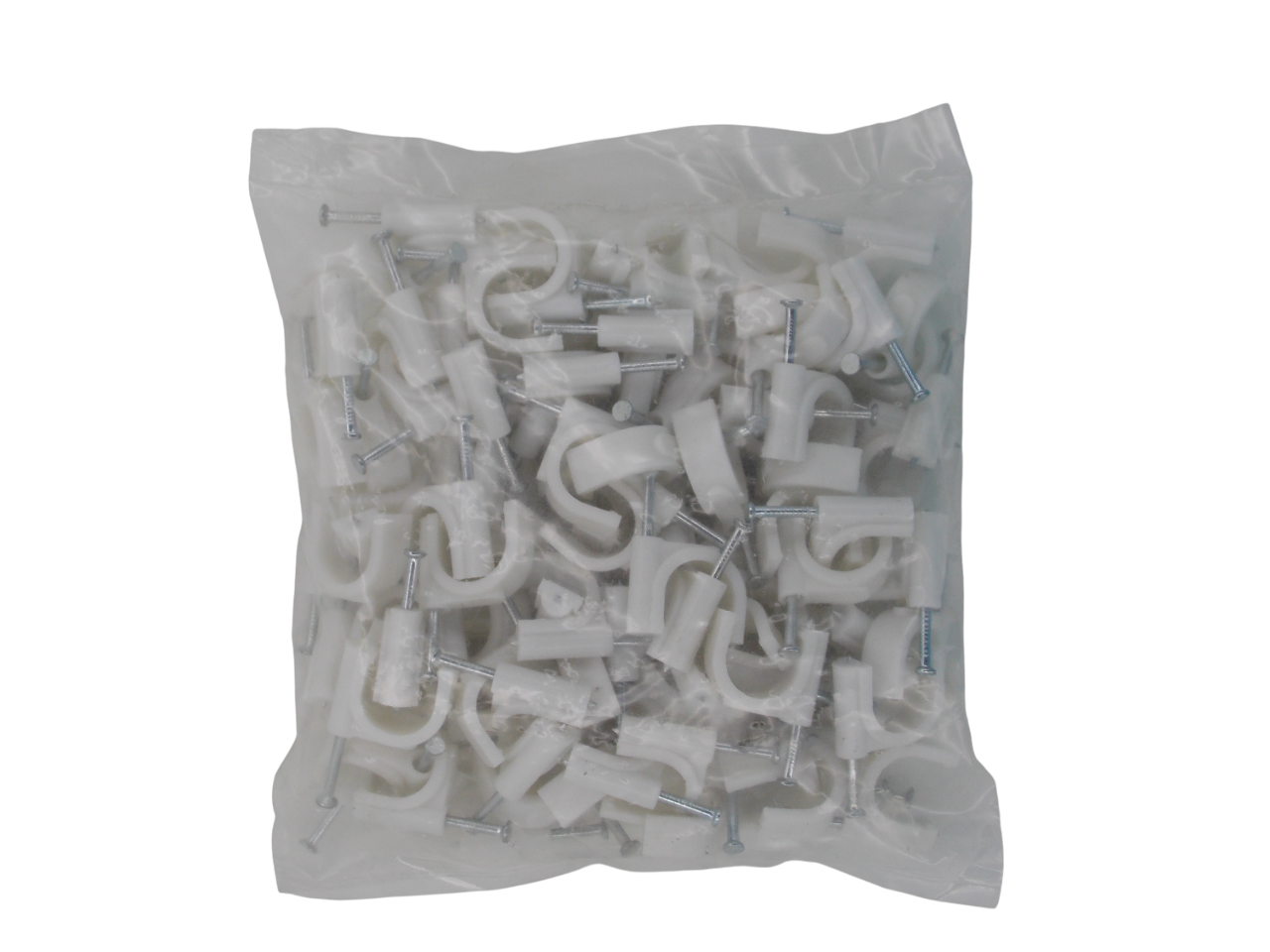 Крепеж для кабеля круглый 18мм / 100 штук