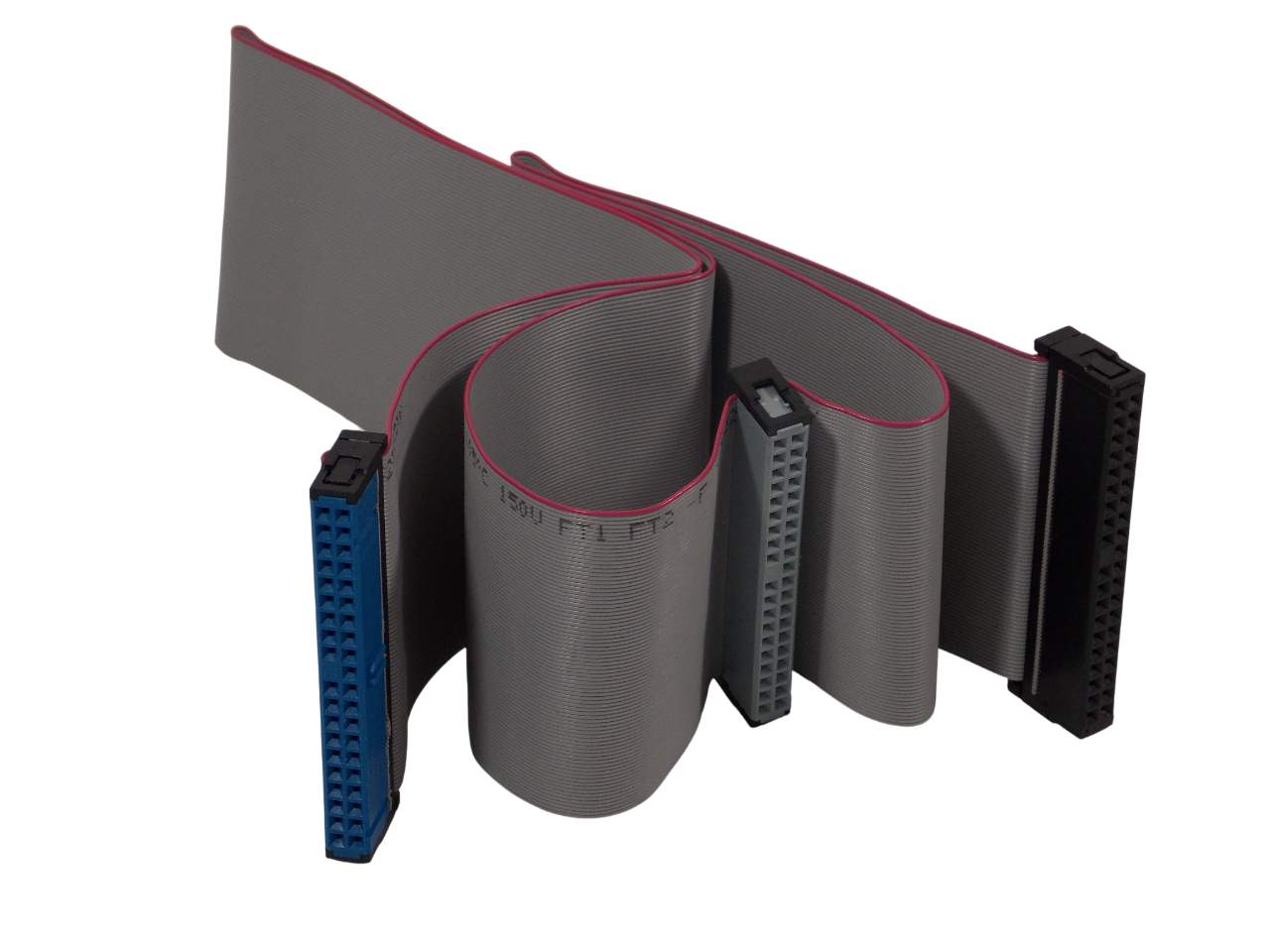 Шнур  ATA 66 FLAT 80pin / 0.6 метра / серый