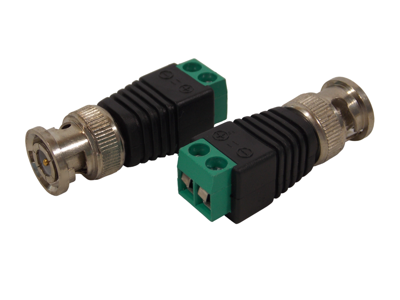 Штекер BNC  2pin с клеммной колодкой под винт