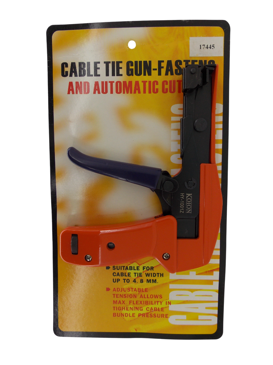 Инструмент для затяжки и обрезки нейлоновых кабельных стяжек KOITON HY-1001Z