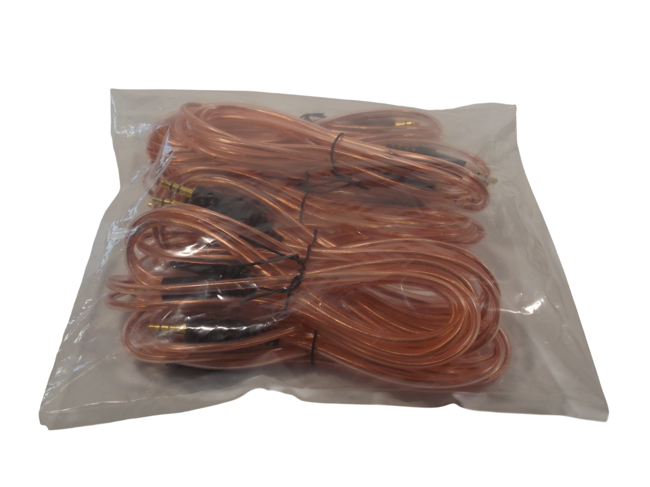 Шнур  jack 3.5мм стерео на - jack 3.5мм стерео / 1.5 метра / прозрачный