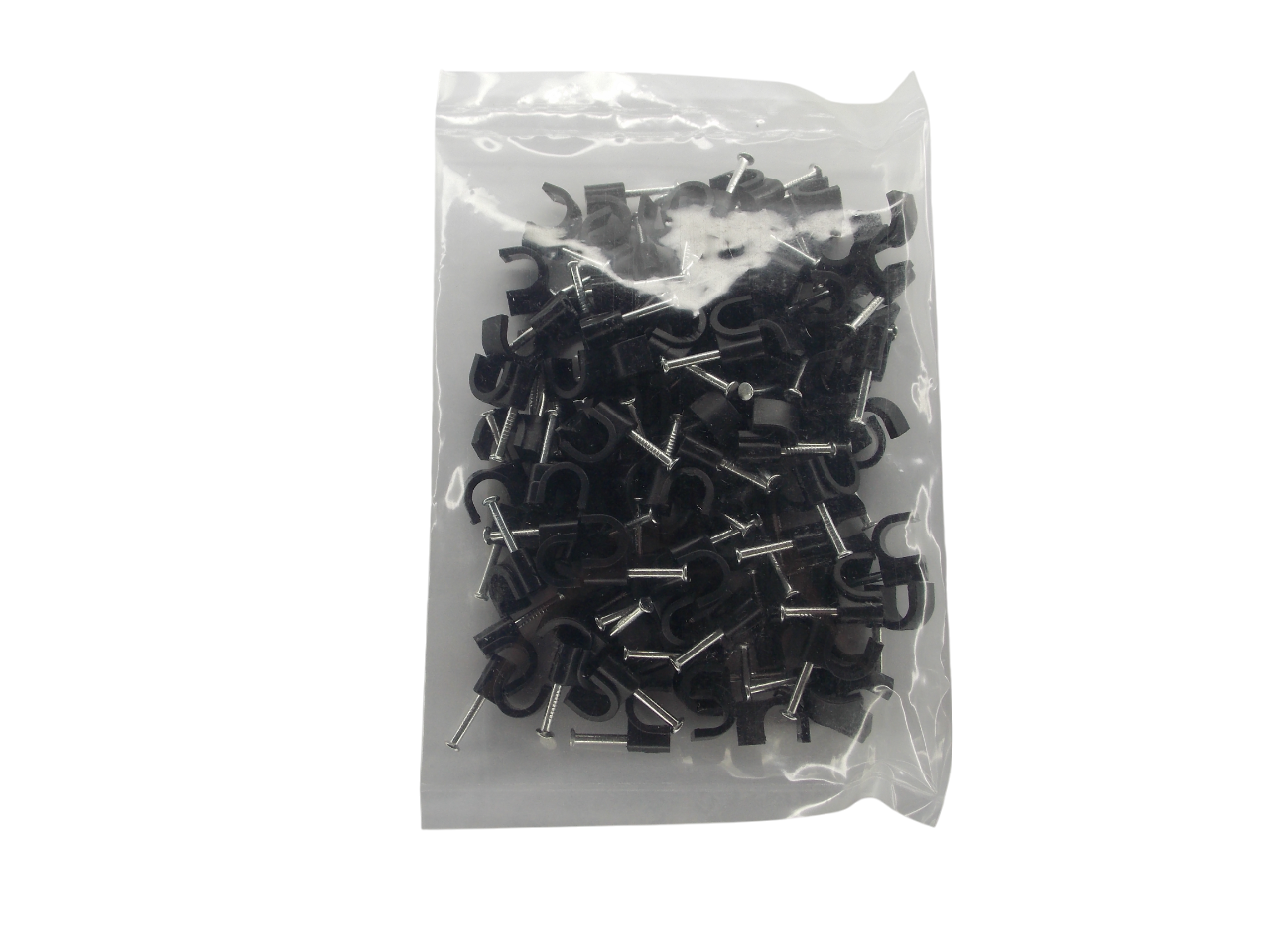 Крепёж для кабеля круглый 7мм / 100штук