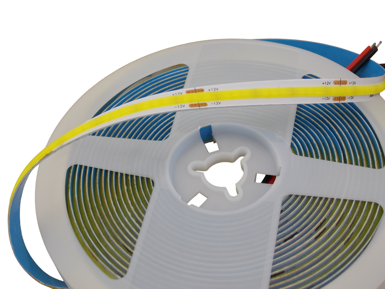 Светодиодная лента 12В -  320Led/м - 12Вт/м белая 6000K