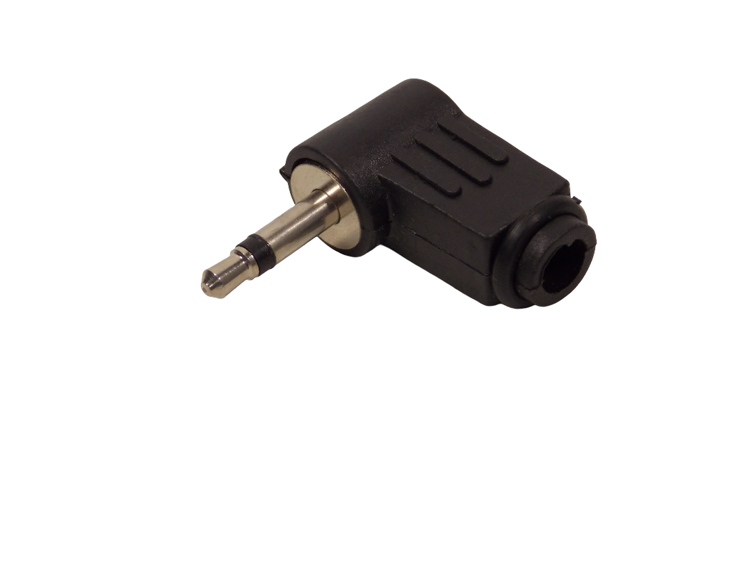 Штекер 3.5мм  моно Г- образный / пластик