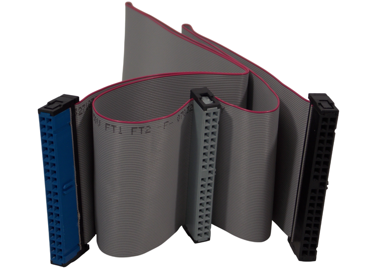 Шнур  ATA 66 FLAT 80pin / 0.6 метра / серый