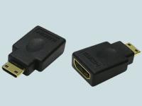 Адаптер ''шт.miniHDMI-гн.HDMI''gold