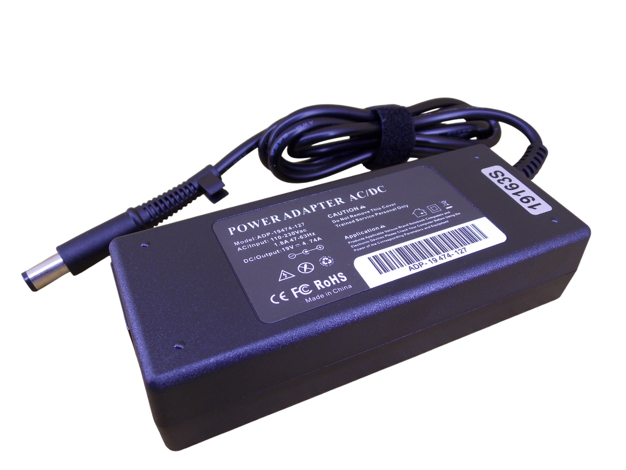 Блок питания для HP 19В - 4.7A  - 90Вт  размер штекера 7.4*5.0мм