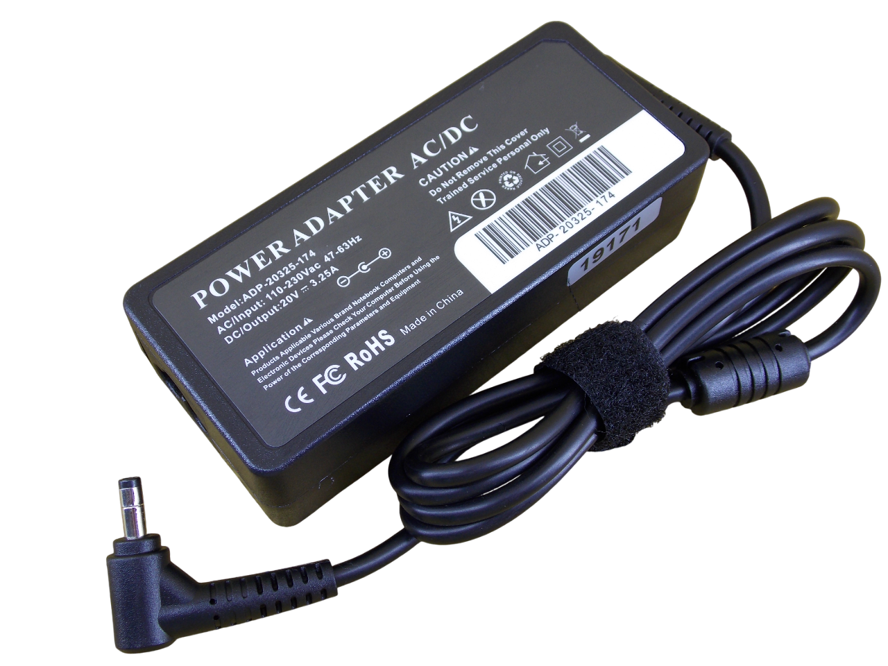 Блок питания для  Lenovo 20В - 3.25А - 65Вт размер штекера 4.0*1.7мм