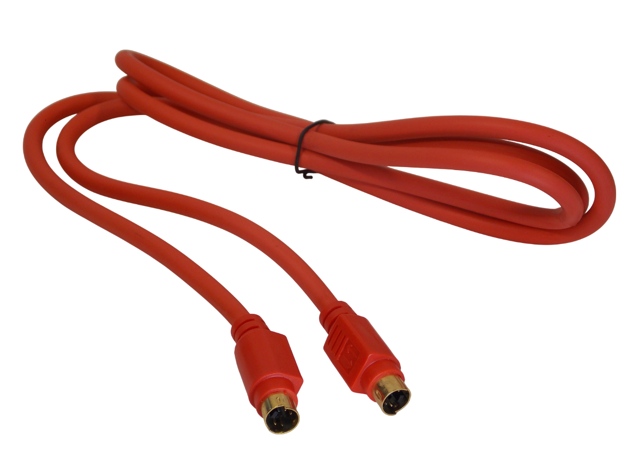 Шнур S-video 4pin  на S-video 4pin / 1.5 метра / красный