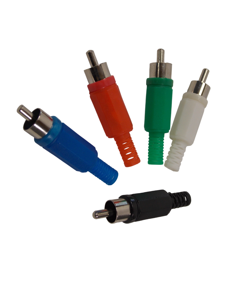 Штекер RCA / тюльпан / пластик