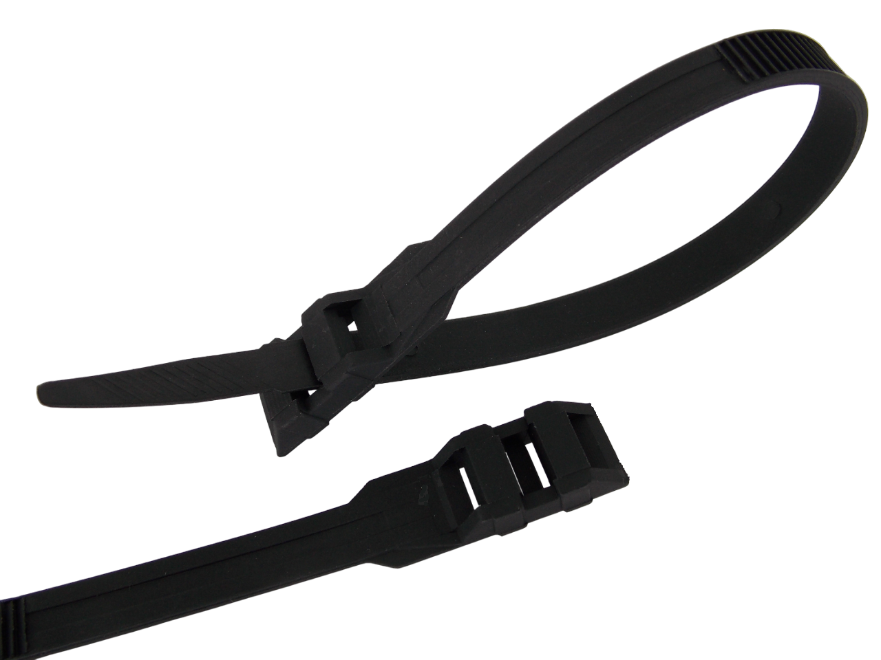 Кабельные стяжки нейлоновые 9х260мм двойной замок / 100 штук