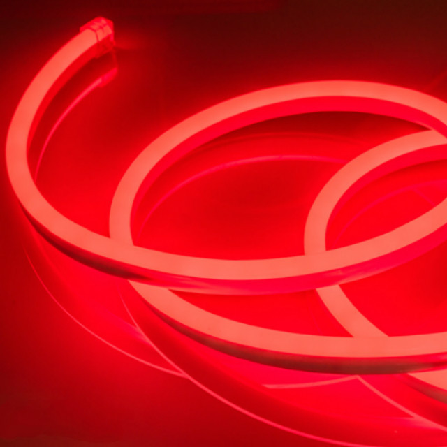 Неоновая лента 12В - 120Led/м - красная
