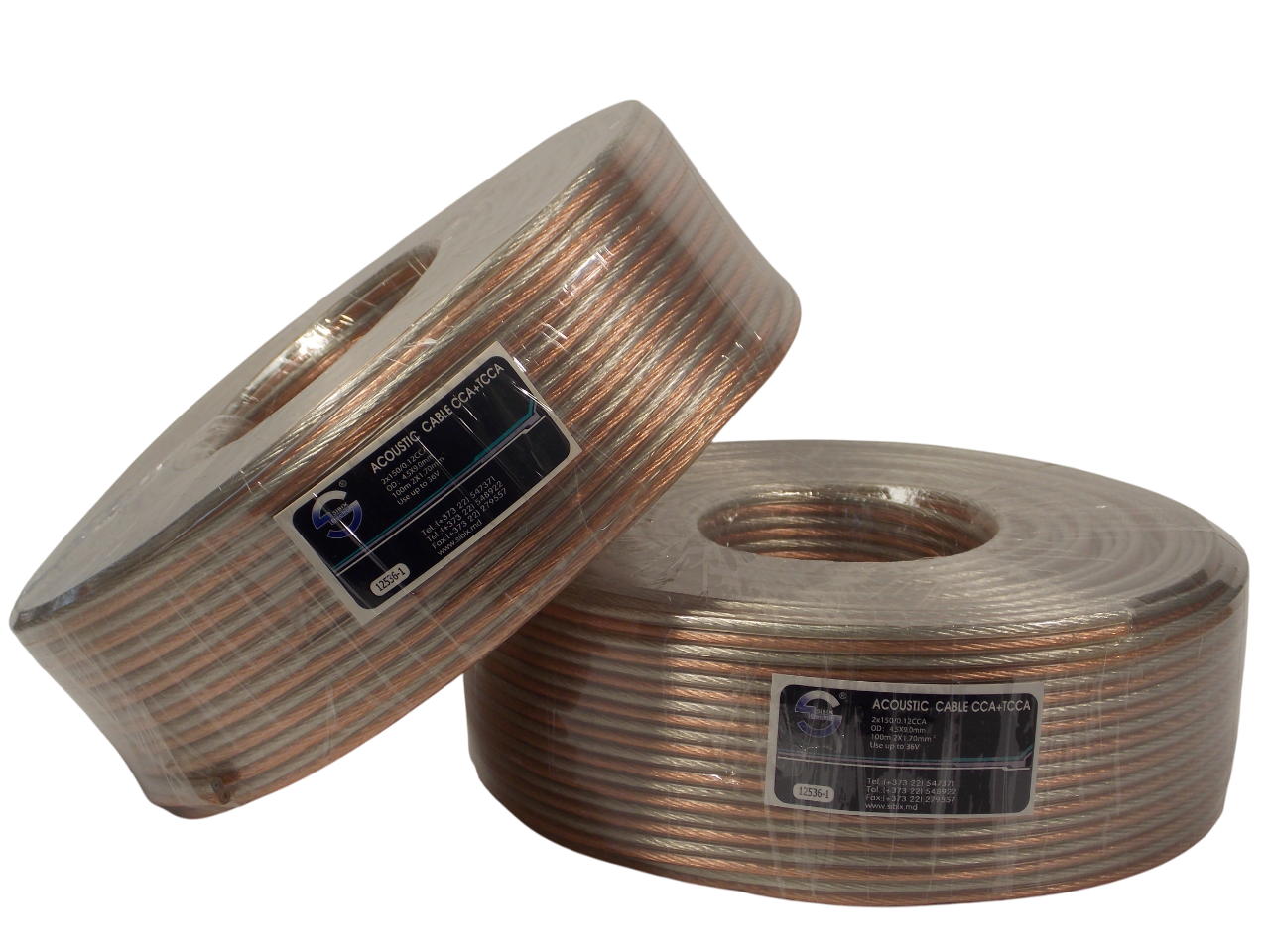 Кабель акустический 2 х 1.70 мм² / 100 метров